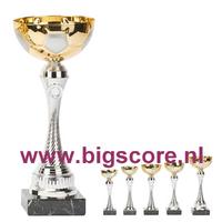 BF 404-0800 Voetbalbeker Goud-Zilver