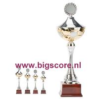 BF 405-0100 Voetbalbeker Goud-Zilver