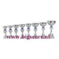 AK5686 Beker Blauw-Zilver