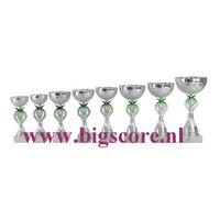 AR1439 Beker Groen-Zilver