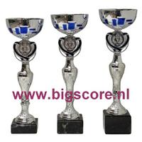 012: AUB 036 Beker Blauw-Zilver