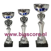 008: AUB 037 Beker Blauw-Zilver