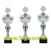 047: AUB 104 Beker Groen-Zilver