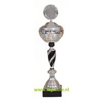 296: AUB 330 Beker Zwart-Zilver