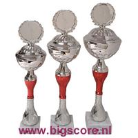 006: AUB 012 Beker Rood-Zilver