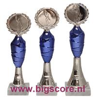 034: AUB 031 Beker Blauw-Zilver