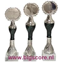 038: AUB 035 Beker Zwart-Zilver