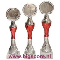 039: AUB 036 Beker Rood-Zilver