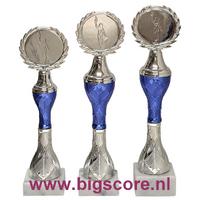 040: AUB 037 Beker Rood-Zilver