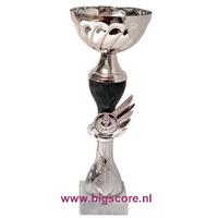 109: AUB 320 Beker Zwart-zilver