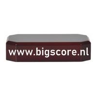 BAHR01383 Houten MDF Voet Rood