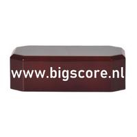 BAHR01384 Houten MDF Voet Rood