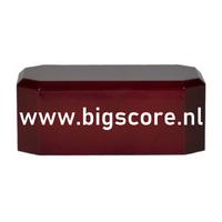 BAHR01385 Houten MDF Voet Rood