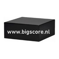 BAHZW00884 Houten MDF Voet Zwart