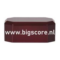 BAHR00963 Houten MDF Voet Rood