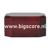 BAHR00964 Houten MDF Voet Rood