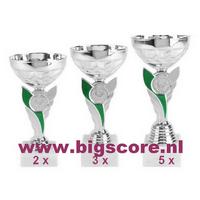 001: AUB 016 Beker Groen-Zilver