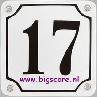 EM002 Emaille huisnummerbord