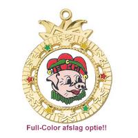 M166 Medaille goud 40x45 mm