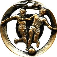 Voetbal goud-zilver-brons