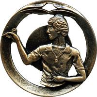 Dart goud-zilver-brons
