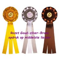 R 80 3-Ringsrozet G/Z/B Bedrukt op 1  liaster