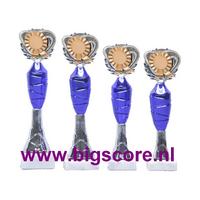 Rozet beker Z 535 Blauw-Zilver