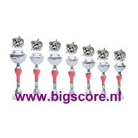 Voetbal beker Z 512 Rood-Zilver