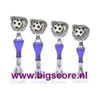 Voetbal beker Z 546 Blauw-Zilver