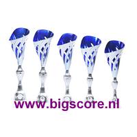 Z501 Beker Blauw-Zilver