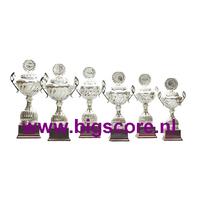 Z504 Beker Zilver met oren
