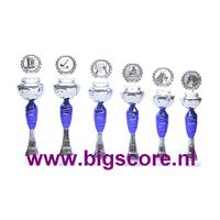 Z524 Beker Blauw-Zilver