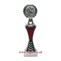 Z 612 Beker Rood-Zilver