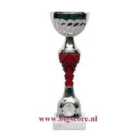 Z 621 Beker Rood-Zilver