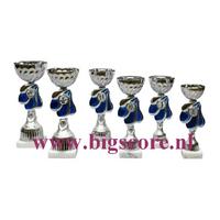 Z 634 Beker Blauw-Zilver