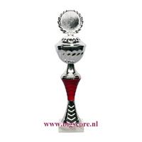 Z 638 Beker Rood-Zilver