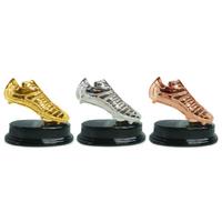 Z102 Voetbalschoen zilver-brons