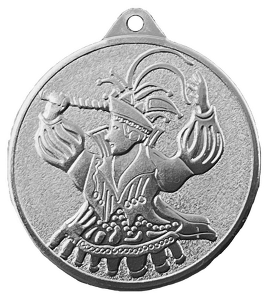 M732 Carnaval medaille Ø 50 mm Zilver compleet