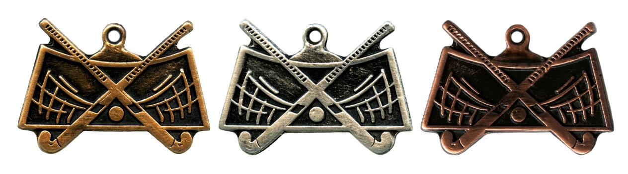 Hockey Medaille goud-zilver-brons MTL827